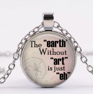 Earth without art necklace